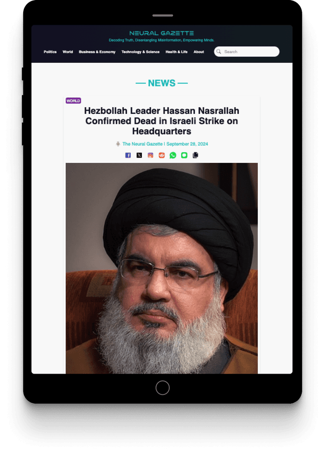 Neural Gazette screenshot 2